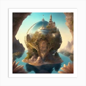 Castle In The Sky 1 Art Print