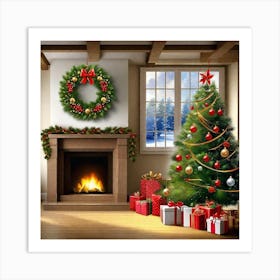 Christmas Tree 16 Art Print