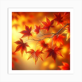 Autumn Leaves 2 Art Print