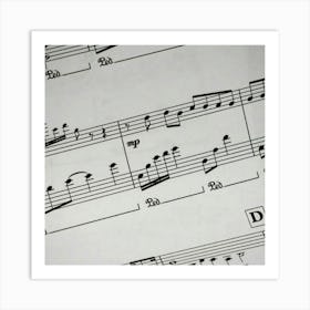 Music Sheet Art Print