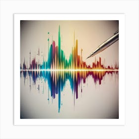 Sound Wave 1 Art Print