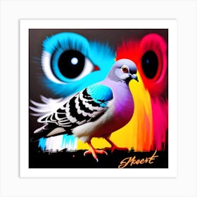 Pigeon 20 Art Print