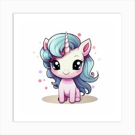 Cute Unicorn 354 Art Print