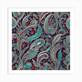 Paisley Pattern Art Print