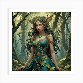 Elven Beauty 2 Art Print