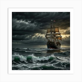 Stormy Seas Art Print