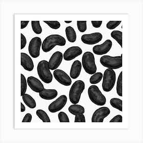 Black Beans 10 Art Print