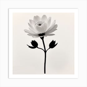 Minimalist Flower Art Print