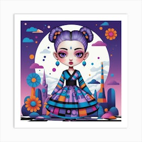 Asian Girl 21 Art Print