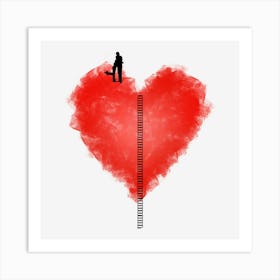 Ladder ot my heart Art Print