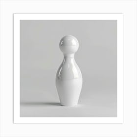 Bowling Pin Art Print