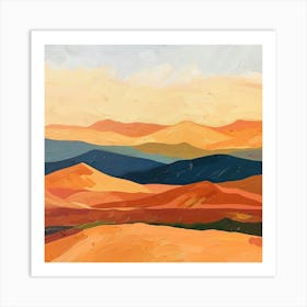 Desert Landscape 11 Art Print