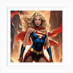 Supergirl 9 Art Print