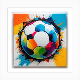 Pelota Abstracto Art Print