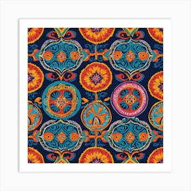 Paisley Pattern 4 Art Print