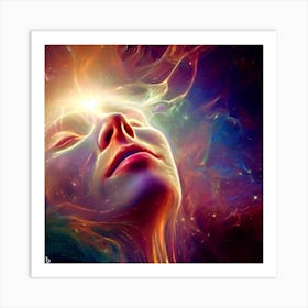 Woman'S Head Art Print