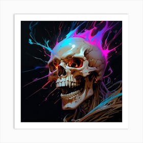 Skull Symphony Art Print