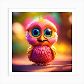 Cute Owl 2 Art Print