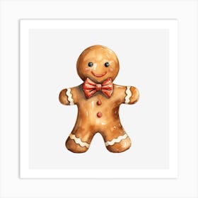 Gingerbread Man 16 Art Print