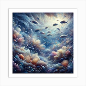 Underwater Seascape Art Print