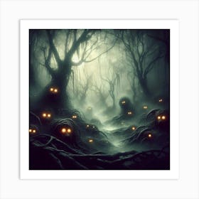 Haunted Forest Art Print