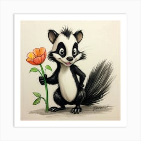 Skunk 1 Art Print