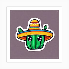 Cactus Sticker 20 Art Print