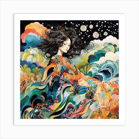 Asian Woman Art Print