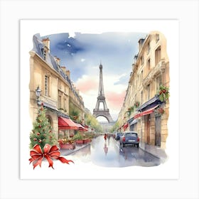 Paris Street Scene Art Print