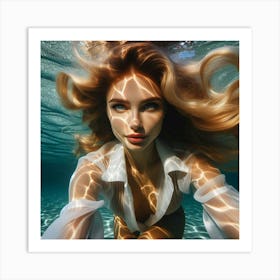 Underwater Beauty 2 Art Print