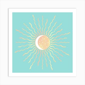 Sun And Moon Art Print