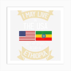 Ethiopian Ethiopia Gift For Ethiopian People Art Print