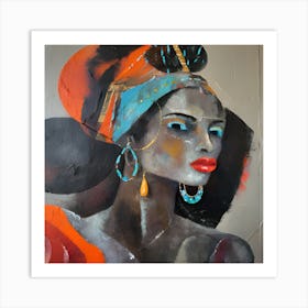 African Woman Art Print