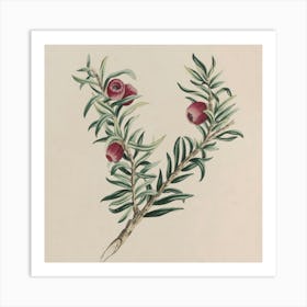 Vintage Christmas 24 Art Print