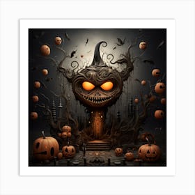 Halloween Collection By Csaba Fikker 69 Art Print