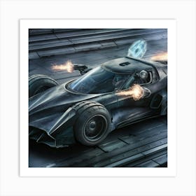 Bat Mobile Art Print