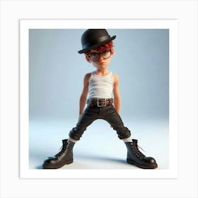 Boy In A Hat Art Print