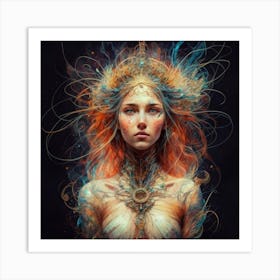 Ethereal Woman Art Print