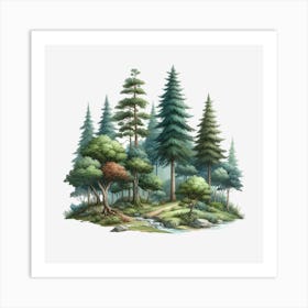 Forest Landscape Poster