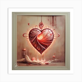 Heart Of Gold Art Print