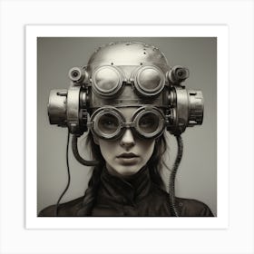 Steampunk Girl 12 Art Print