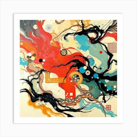 Abstract Painting 54 Art Print