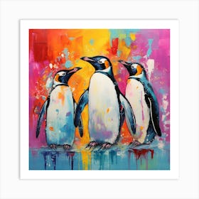 Penguins Art Print