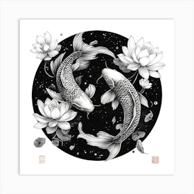 Koi Fish 2 Art Print