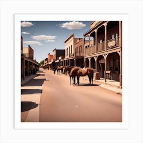 Old West Town 17 Art Print