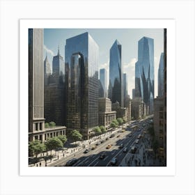 New York City Skyline Art Print