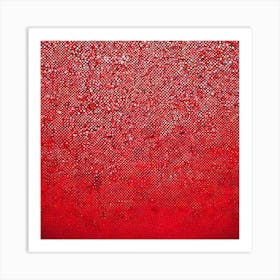 Abstract Red Painting Art Print