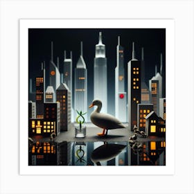 Cityscape Stock Videos & Royalty-Free Footage Art Print