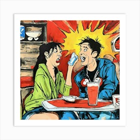 Slice Of Life Comedy Comic Art Painting Art Print