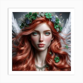 Angel Of St Patrick Art Print